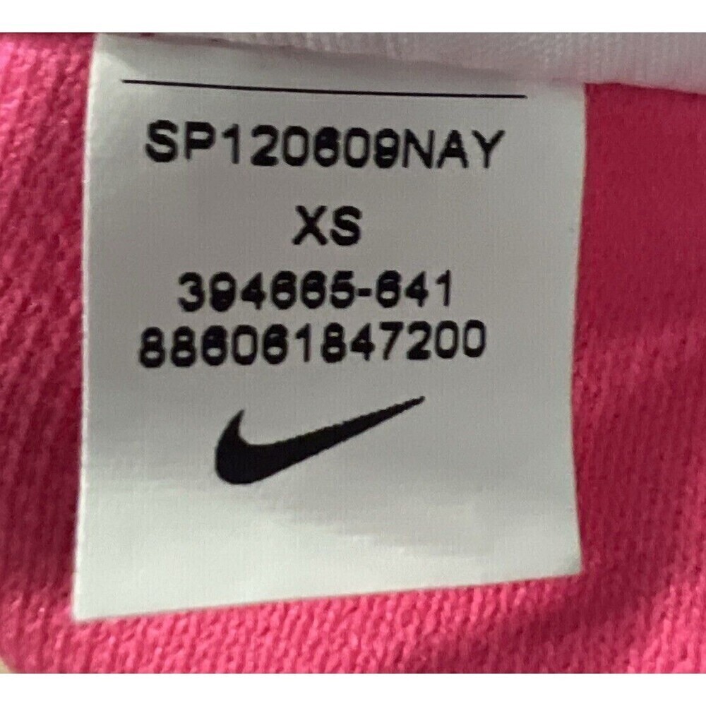 Nike Golf Tour Performance Atlanta Braves women's short sleeve‎ Dri-Fit pink XS - Picture 5 of 6